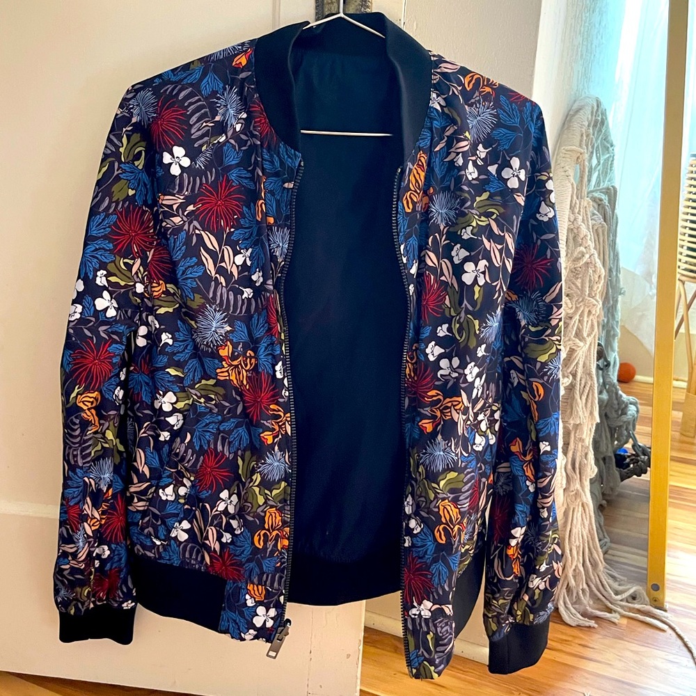 Floral Reversible Bomber
